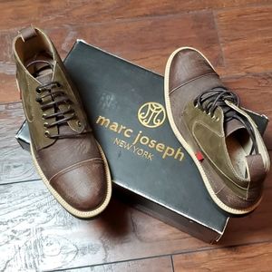 Marc Joseph brown suede loafer size 7